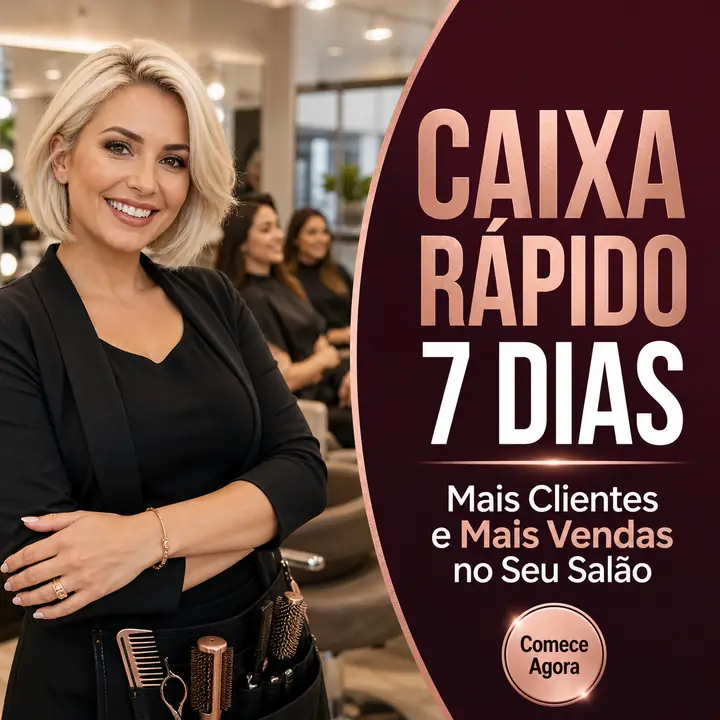 Caixa Rápido 7 Dias — mais clientes e mais vendas no seu salão
